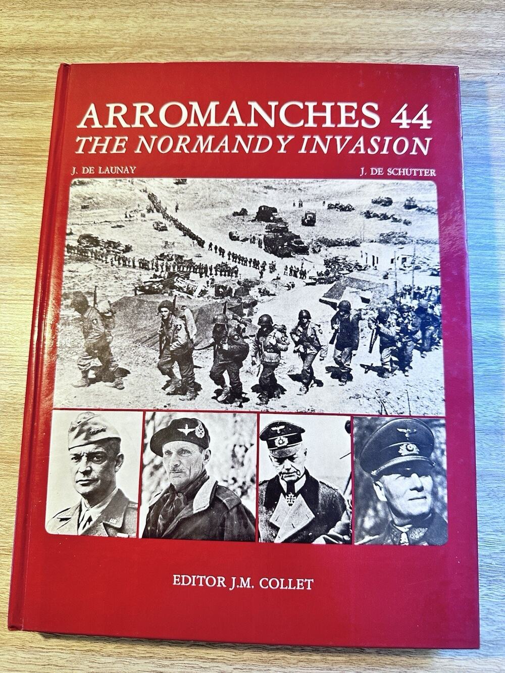 Arromanches 44 The Normandy Invasion HC 1984 WWII D-Day Photo History Book